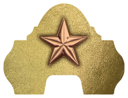 DARAY-L-430-BZ-GD Star Bronze-Gold
